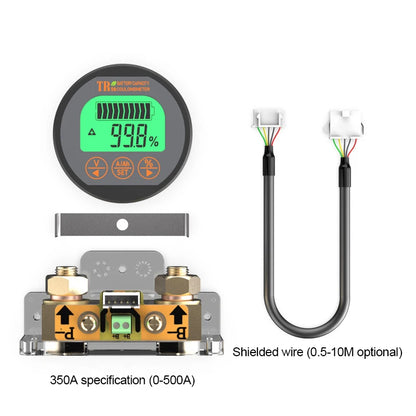 TR16 DC 8-100V Battery Tester 50A 100A 350A Battery Capacity Tester Digital Waterproof Ammeter Voltmeter with Memory Function Tuck's Performance