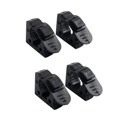 4 pack of black rubber quick-release tool clamps