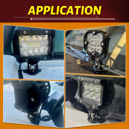 LED Work Light Hood Mount Brackets Pair product image 6