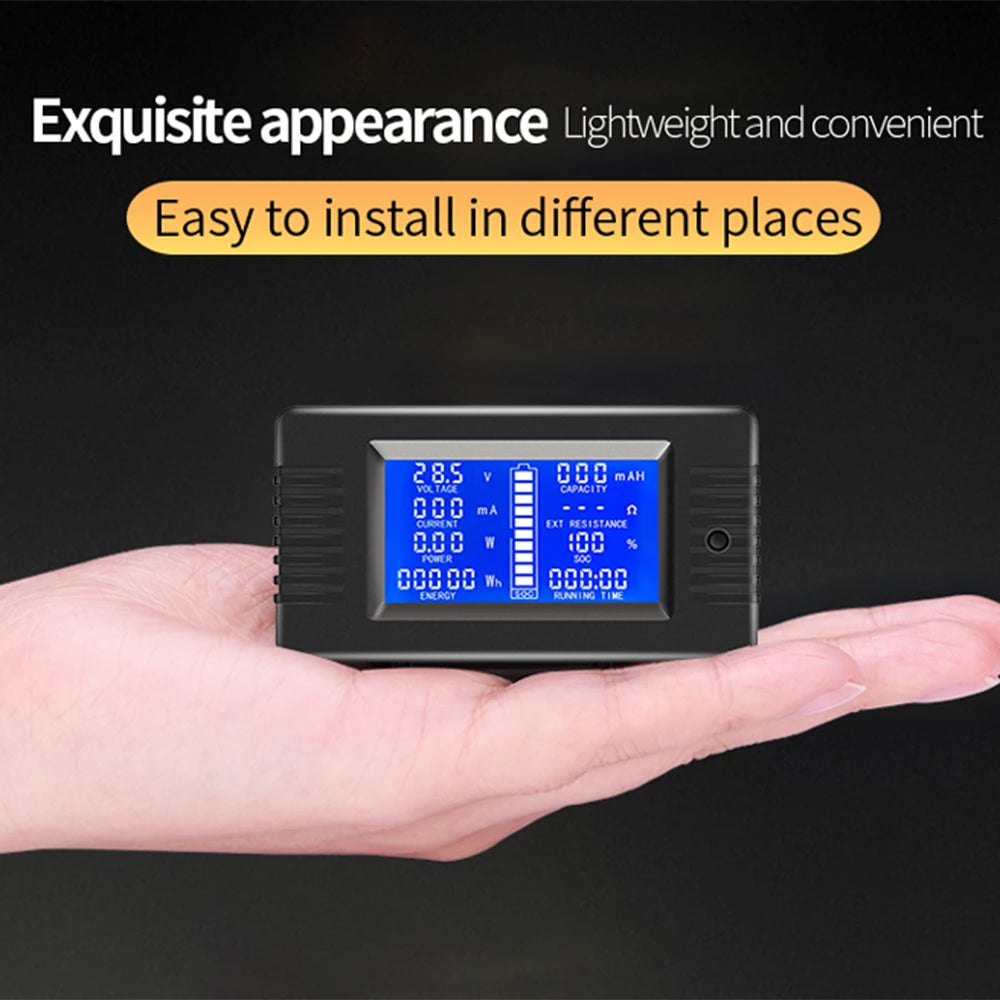 Digital Battery Capacity Tester with 100A-300A Shunt image 5