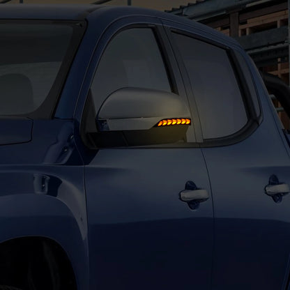 For Mitsubishi Triton L200 2019 2020 2021 2022 2023 Car Accessories Dynamic Turn Signal Lamps LED Side Mirror Sequential Lights Tuck's Performance
