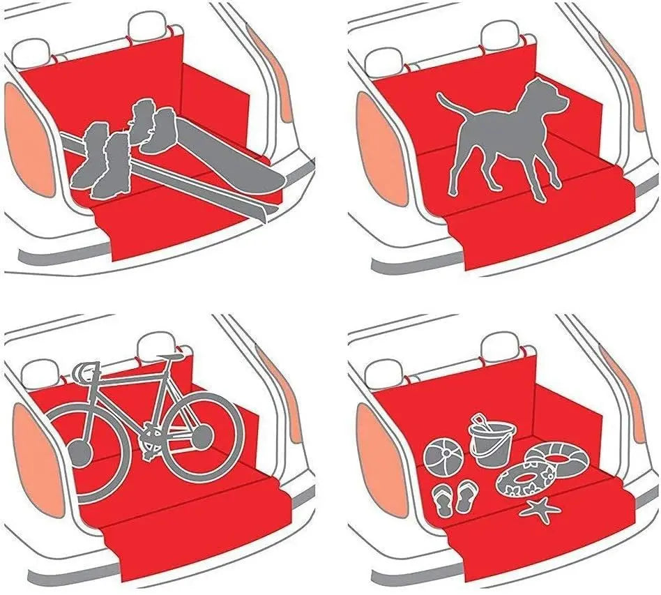 Boot liner protects the cargo area for dogs, bikes and beach gear