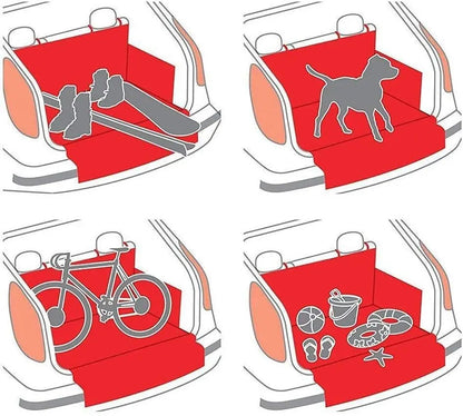 Boot liner protects the cargo area for dogs, bikes and beach gear