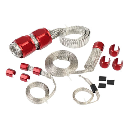 Universal Stainless Steel Braided Hose Kit Oil/Fuel/Vacuum/Radiator/Heater Engine Line Hose Sleeve Dress Up Kit Tuck's Performance