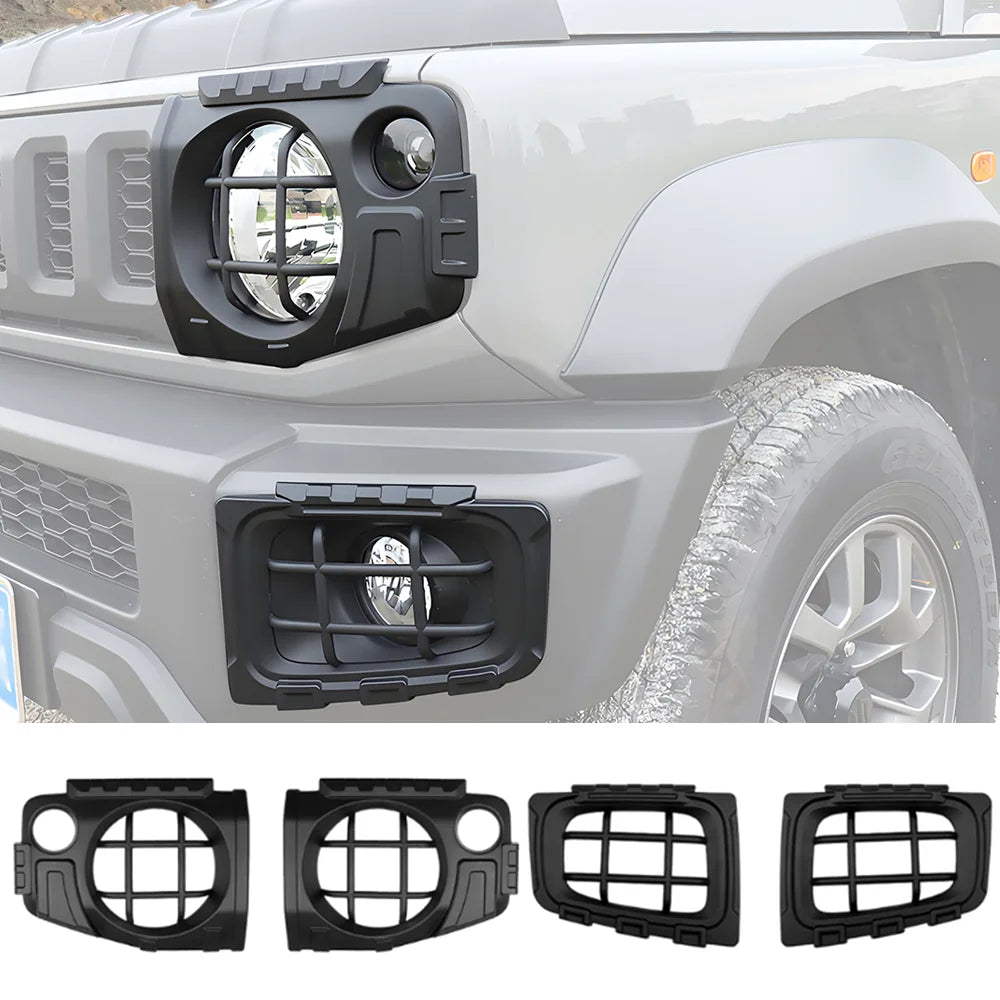 Car Front Fog Light Protection Headlight Rear Tail Light Lamp Cover for Suzuki Jimny JB74 2019-2025 Exterior Accessories ABS Tuck's Performance