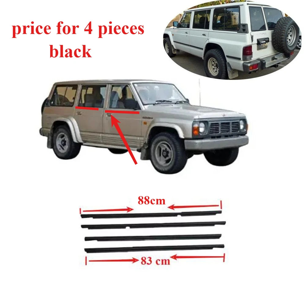 GQ Patrol window belt moulding weatherstrips