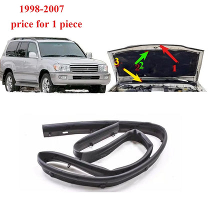 Bonnet rubber seal strip for LandCruiser 100 Series