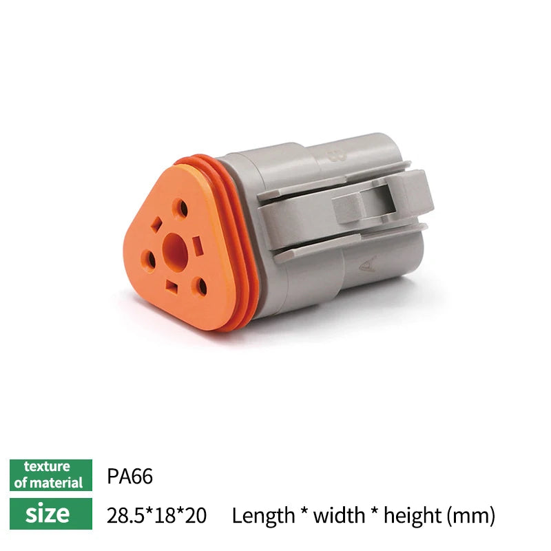 10/50/100 Sets Deutsch DTM/DT/DTP/DTF Automobile Connector Plug&Socket Male&Female Terminal DTM04-2/3/4/6/8/12 DTM06-2/3/4/6/8S Tuck's Performance