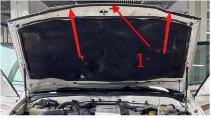 Hood seal rubber for LandCruiser 100 Series