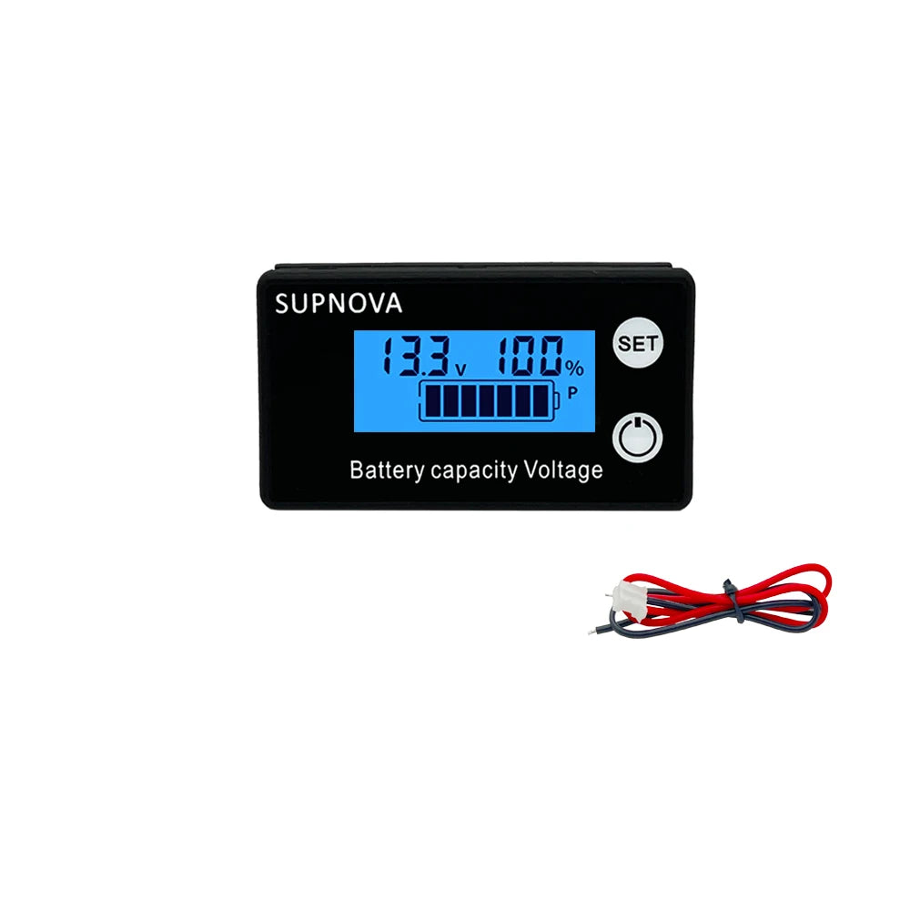 3S-20S DC Battery Voltmeter DC 8V-100V Capacity Indicator Power Meter Lithium LiFePO4 lead-acid cell 12V 24V 48V 60V 72V 84V Tuck's Performance