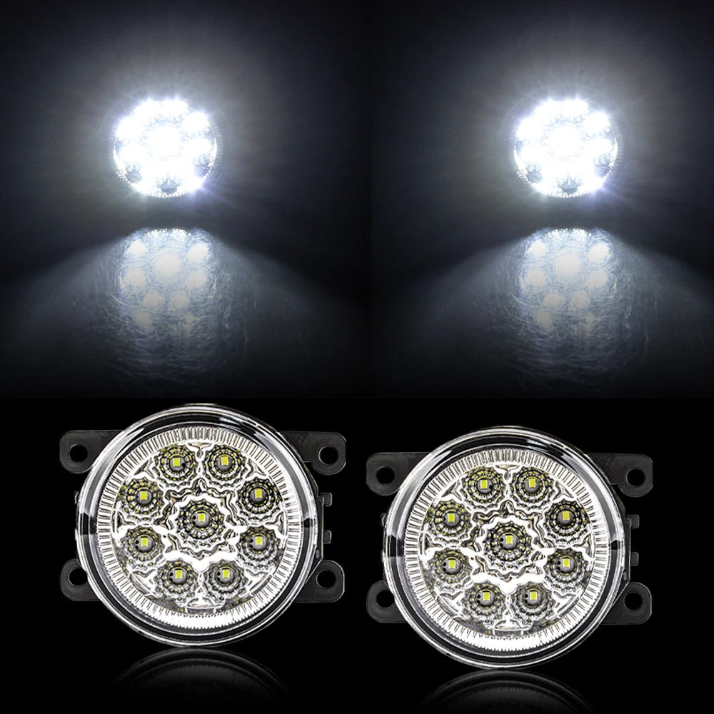 Fog Lights for Nissan Pathfinder R51 Navara D40 Armada Frontier Xterra Note E11 Titan Leaf Terrano Fog Light Headlight Fog Lamp Tuck's Performance