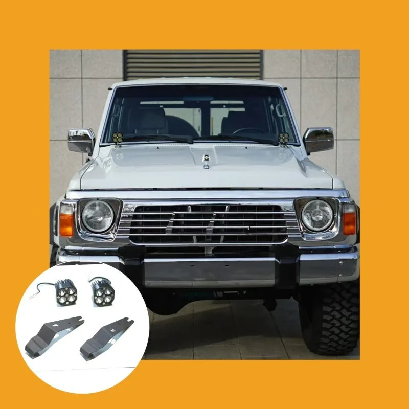 For 87-04 Nissan Safari Y60 Spotlight Base Mounting Bracket, Add Patrol Y60 Spotlight + Base Tuck's Performance