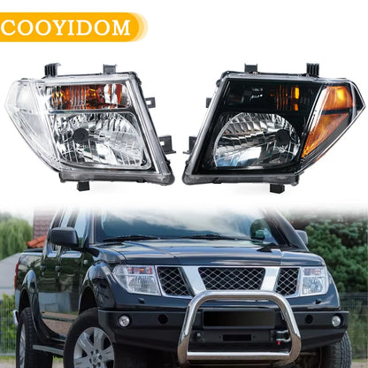 Car Front Bumper Headlight For Nissan Navara D40 2005 2006 2007-2009 Daytime Running Lights Auto Parts 26010-EB71B 26060-EB30A Tuck's Performance