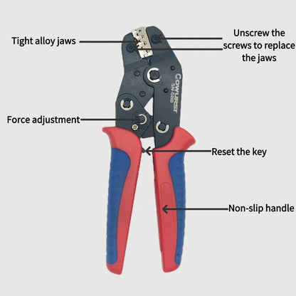 SN-58B Ratchet Crimping Pliers Kit with 5 Jaws - product image 3