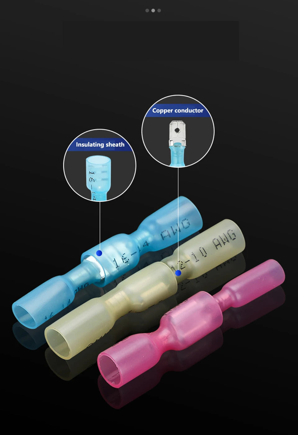 Heat Shrink Spade Terminal Connector Kit product view 7