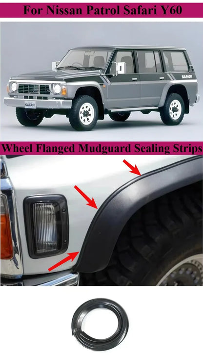 Nissan Patrol GQ wheel arch gap seal strips