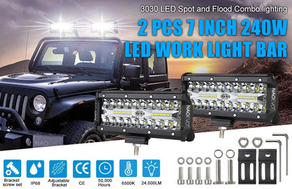 4 Inch 60W LED Pod Work Lights Pair product image 7