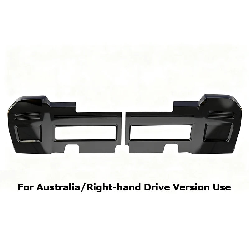 For BYD SHARK 6 Bumper Lower Guard Plate ABS Material Black Custom Design Front Bumper Protection Cover For SHARK 6 Accessories Tuck's Performance