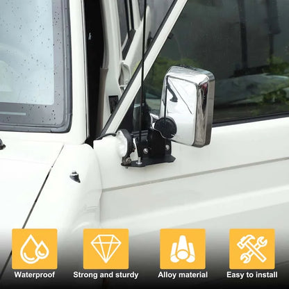 Mirror bracket with light fitted, waterproof strong alloy easy to install