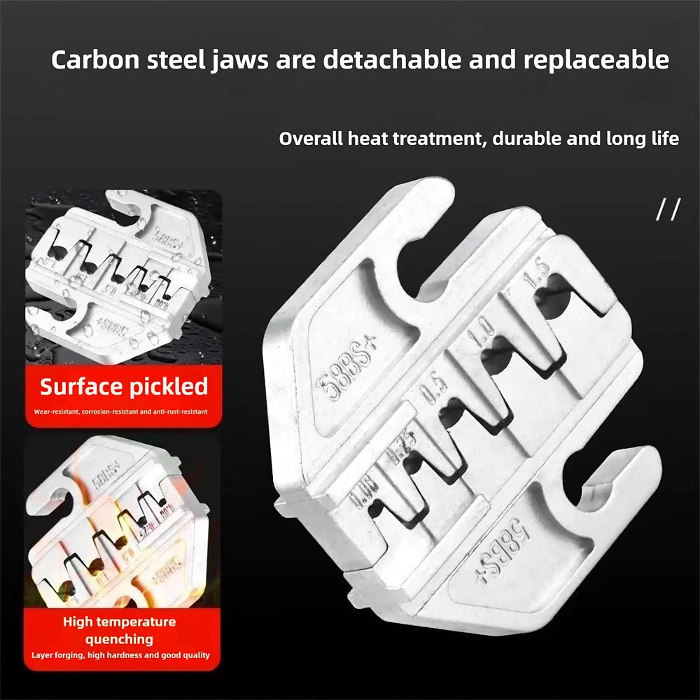 SN-58B Ratchet Crimping Pliers Kit with 5 Jaws - product image 5
