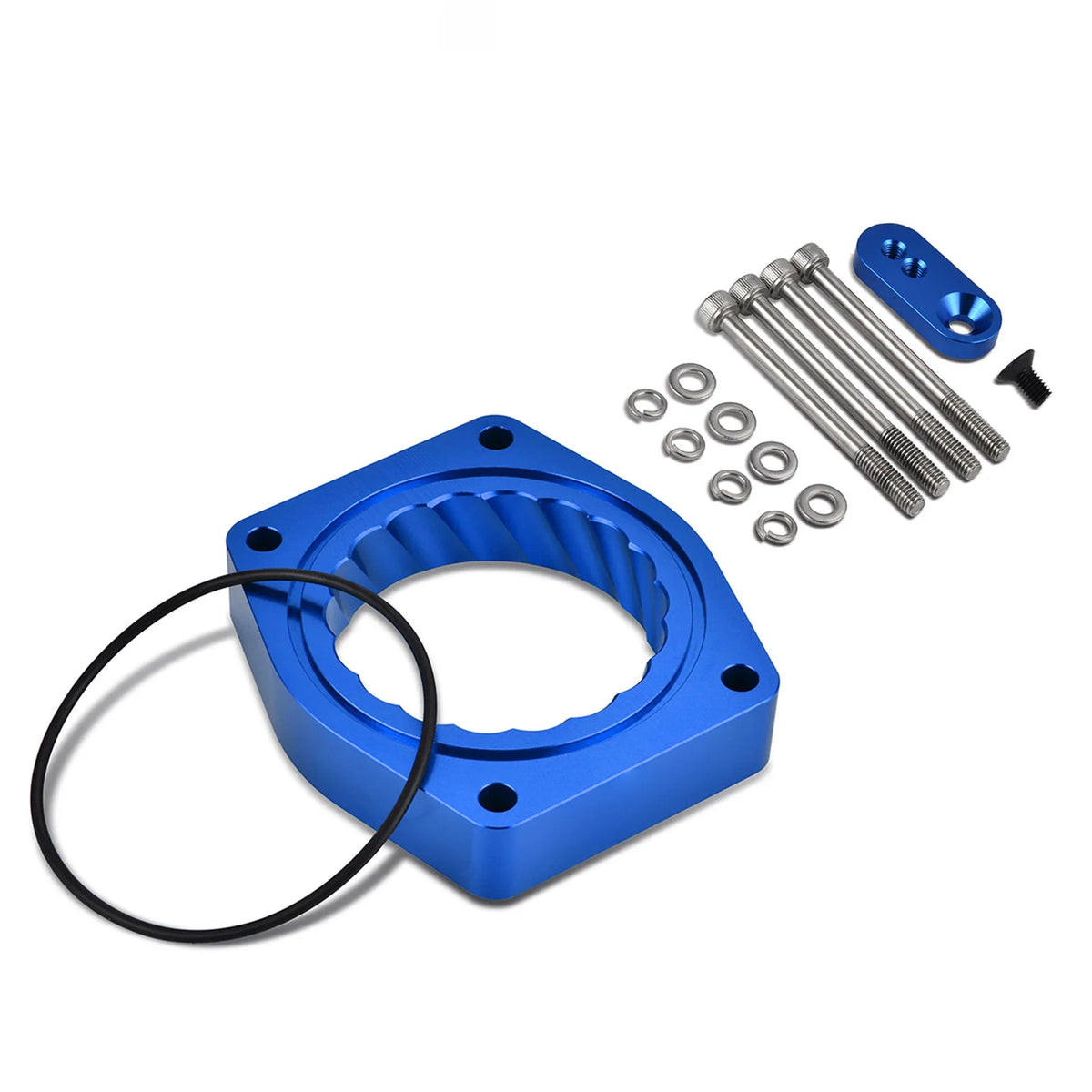 For V8 Engine Throttle Body Spacer for Chevrolet Silverado Suburban for Cadillac for GMC Sierra 4.8L 5.3L 6.0L 6.2L 2007-2013 Tuck's Performance