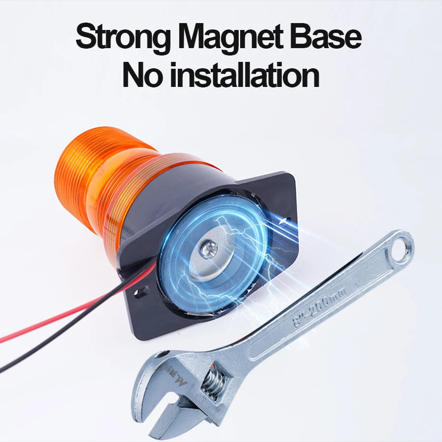 12V/24V Magnetic LED Strobe Warning Beacon image 2