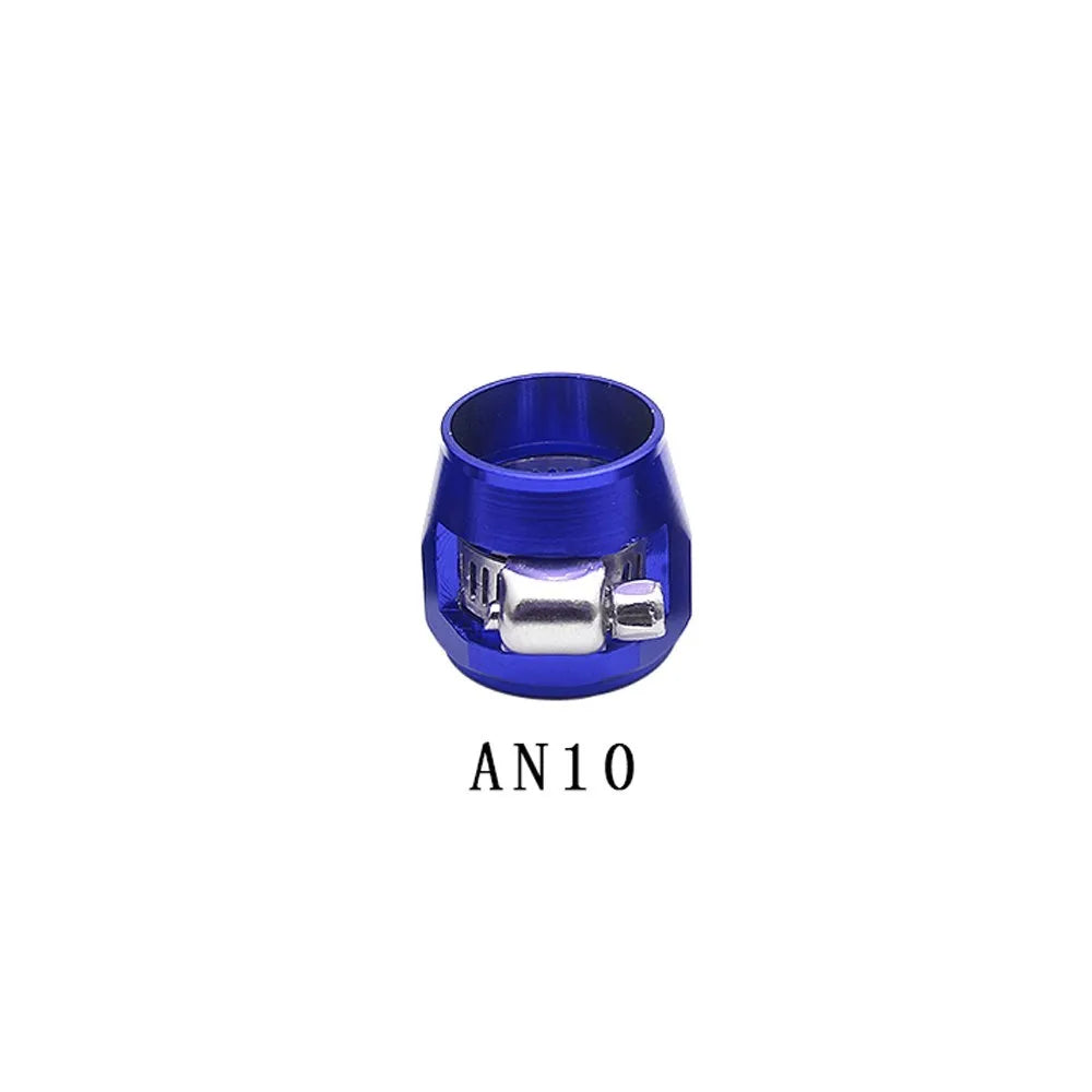 Fuel Line Hose Finisher AN4/AN6/AN8/AN10/AN12 Clamp Finisher Aluminum Car Modification Accessories Tuck's Performance