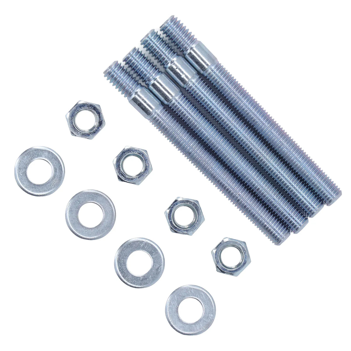 3.5in Carburetor Studs Set Metal Carb Mounting Stud Kit with Spacers for 5/16in Threads Intake Manifold new Tuck's Performance