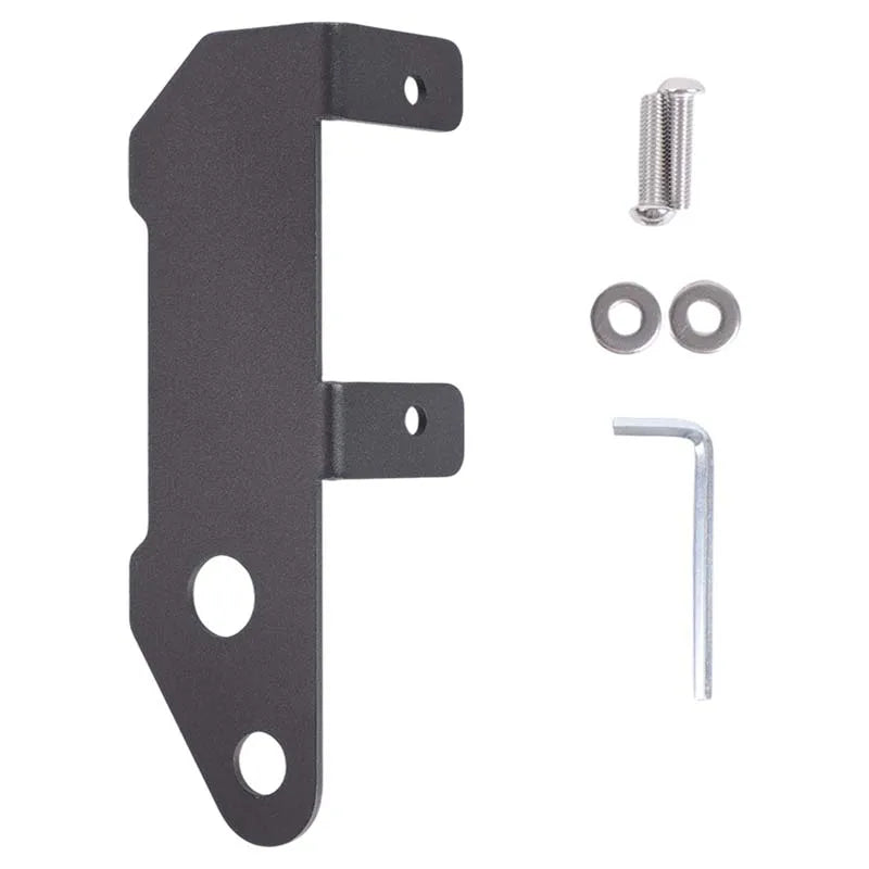 Mirror spotlight bracket with bolt washers and hex key