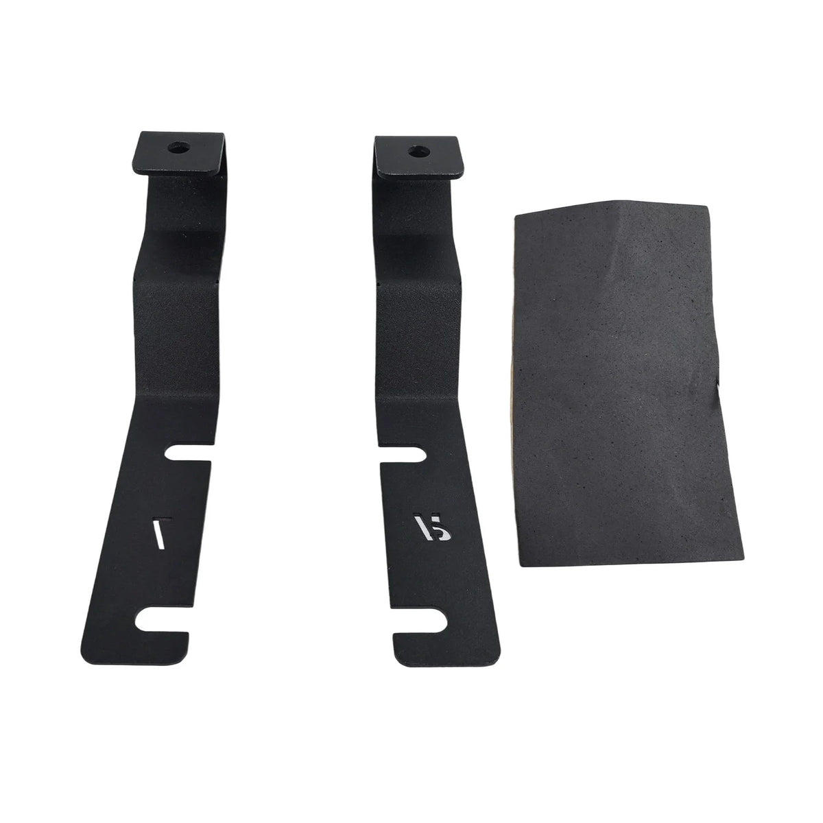Pair of A-pillar light brackets with protective pad