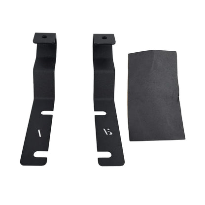 Pair of A-pillar light brackets with protective pad