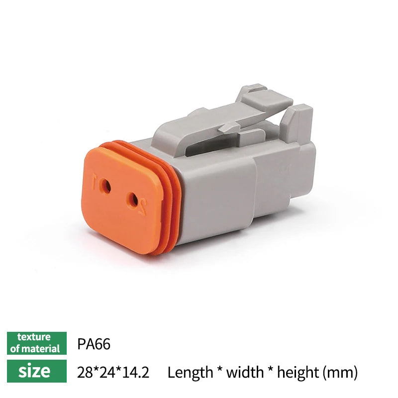 10/50/100 Sets Deutsch DTM/DT/DTP/DTF Automobile Connector Plug&Socket Male&Female Terminal DTM04-2/3/4/6/8/12 DTM06-2/3/4/6/8S Tuck's Performance