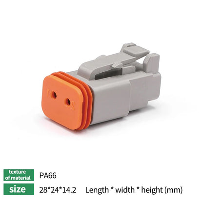 10/50/100 Sets Deutsch DTM/DT/DTP/DTF Automobile Connector Plug&Socket Male&Female Terminal DTM04-2/3/4/6/8/12 DTM06-2/3/4/6/8S Tuck's Performance