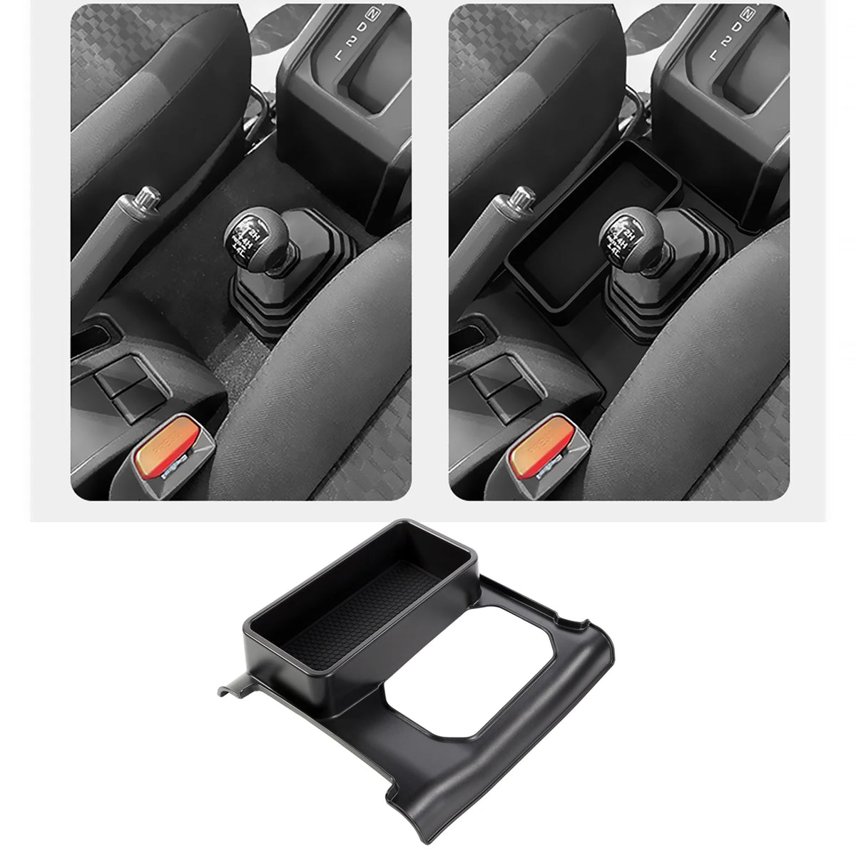 For Suzuki Jimny 2019 2020 2021 2022 2023 2024 2025 JB74 JB64 Car Gear Shifter Storage Box Center Console Organizer Accessories Tuck's Performance
