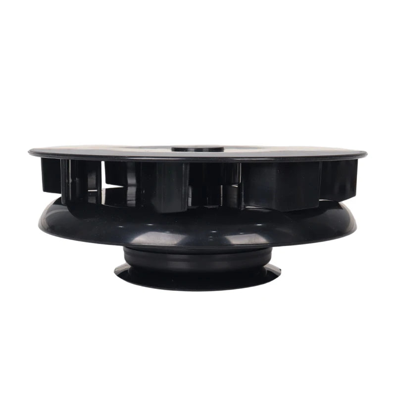 Wind-driven roof vent - black, side view