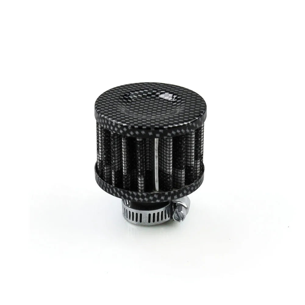 Universal Interface Car Air Filters 12mm For Motorcycle Cold Air Intake High Flow Crankcase Vent Cover Mini Breather Filters Tuck's Performance