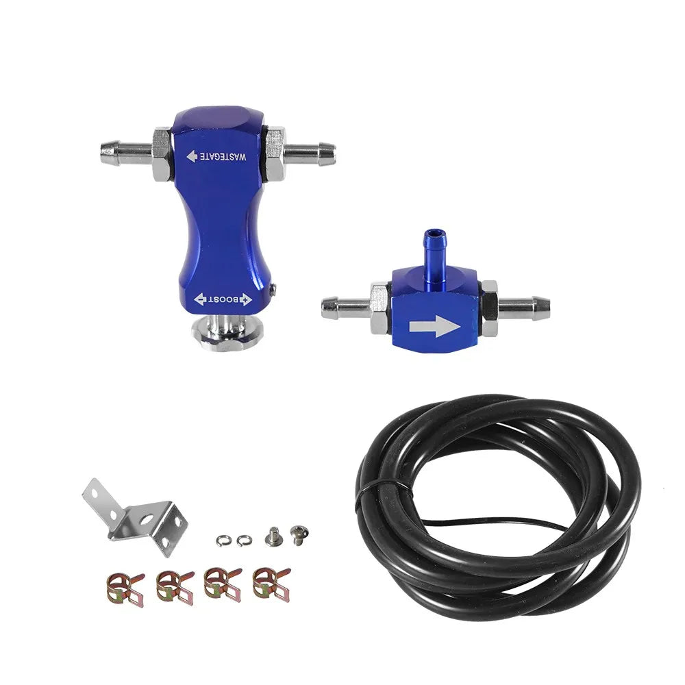 Universal Manual Turbo Boost Controller Bleed Valve Pressurize Regulating Kit Car Modified Turbocharged Regulator Aluminum Tuck's Performance
