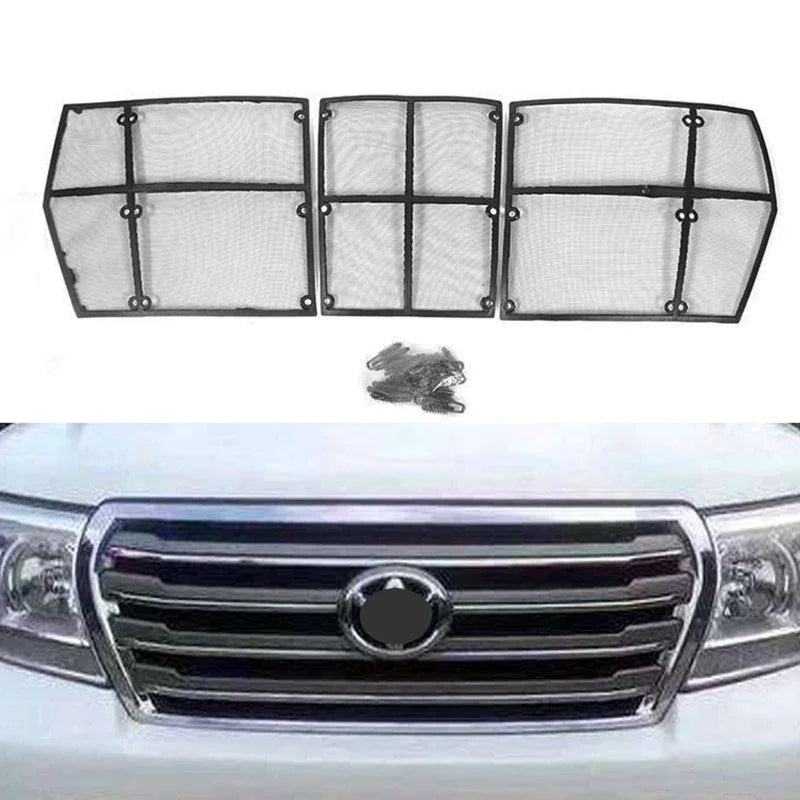 Front grille insect mesh screen for LandCruiser 200 Series