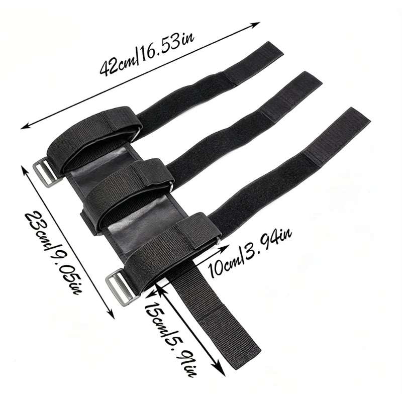 Roll bar fire extinguisher holder strap dimensions