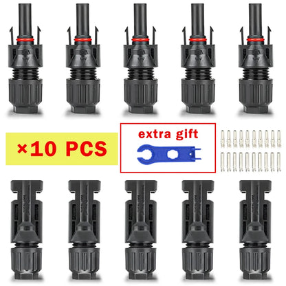 Solar Panel Connectors - 1000V 30A, 2.5 to 6mm² Tucks Performance