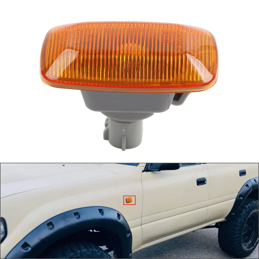 1Pc Car Side Fender Marker Light 81731-20192 For Toyota Land Cruiser 70 80 90 100 Series Tuck's Performance