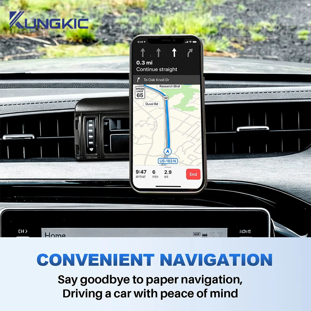Magnetic Car Phone Holder Mount for Toyota Hilux 2017 2018 2019 2020 2021 2022 2023 Dashboard GPS Mobile Phone Stand Accessories Tuck's Performance