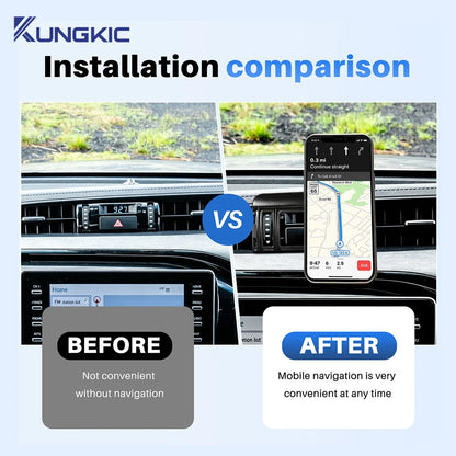 Magnetic Car Phone Holder Mount for Toyota Hilux 2017 2018 2019 2020 2021 2022 2023 Dashboard GPS Mobile Phone Stand Accessories Tuck's Performance