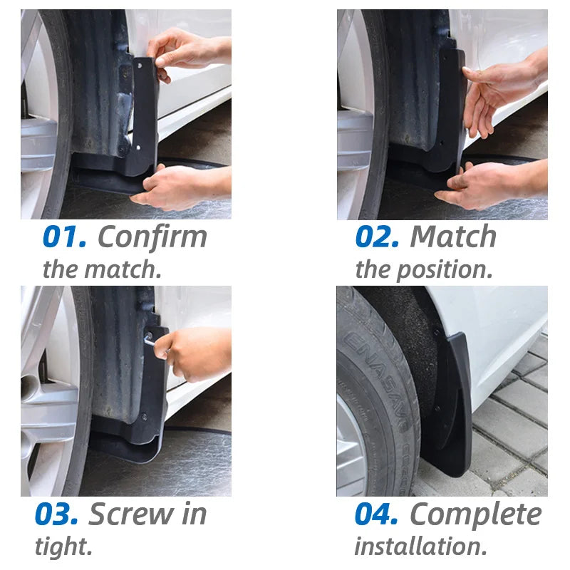 2WD mud flap profile, Nissan Navara