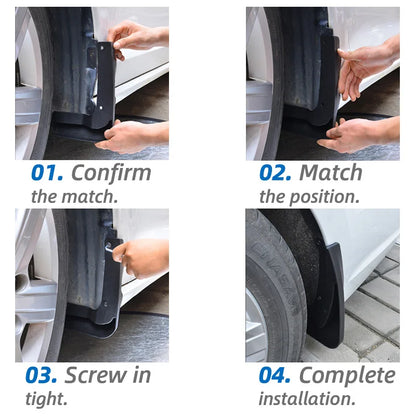 2WD mud flap profile, Nissan Navara