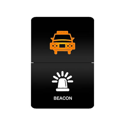 Dual push switch beacon