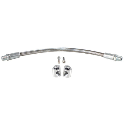 LS Engine 3-Bolt DBC DBW Gen 3 Throttle Body Bypass Steel Braided Hose Kit Coolant Crossover Steam Tube LSX LS1 LM7 LR4 LQ4 LS6 Tuck's Performance