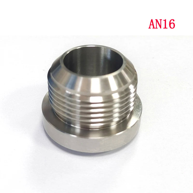 AN3/4/6/8/10/12/16/20 Stainless Steel Male Weld On Bung Weld On Fittings for Fuel Oil Hose Oil Cooler Hose Ends AN Weld-On Bungs Tuck's Performance