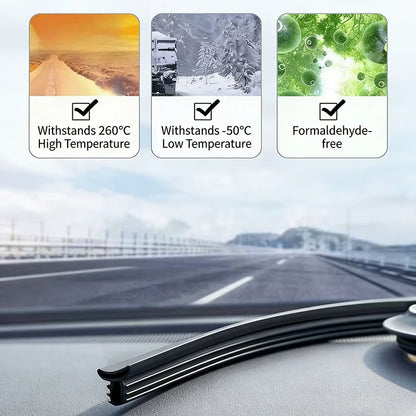 For Nissan Patrol Y60 Center Console Sealing Strip Black TPE Nissan Safari Dashboard Sealing Strip Sound Insulation Dustproofing Tuck's Performance
