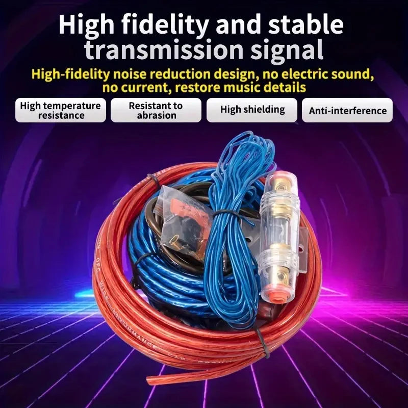 1500W 10GA Car Amplifier Wiring Kit with 60A Fuse - product image 8
